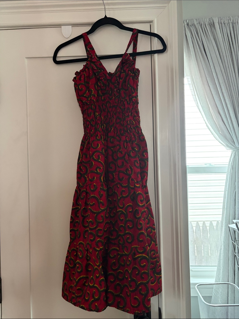 Red Ankara Dress